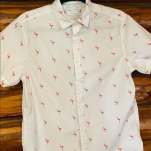 Denim&flowers button down